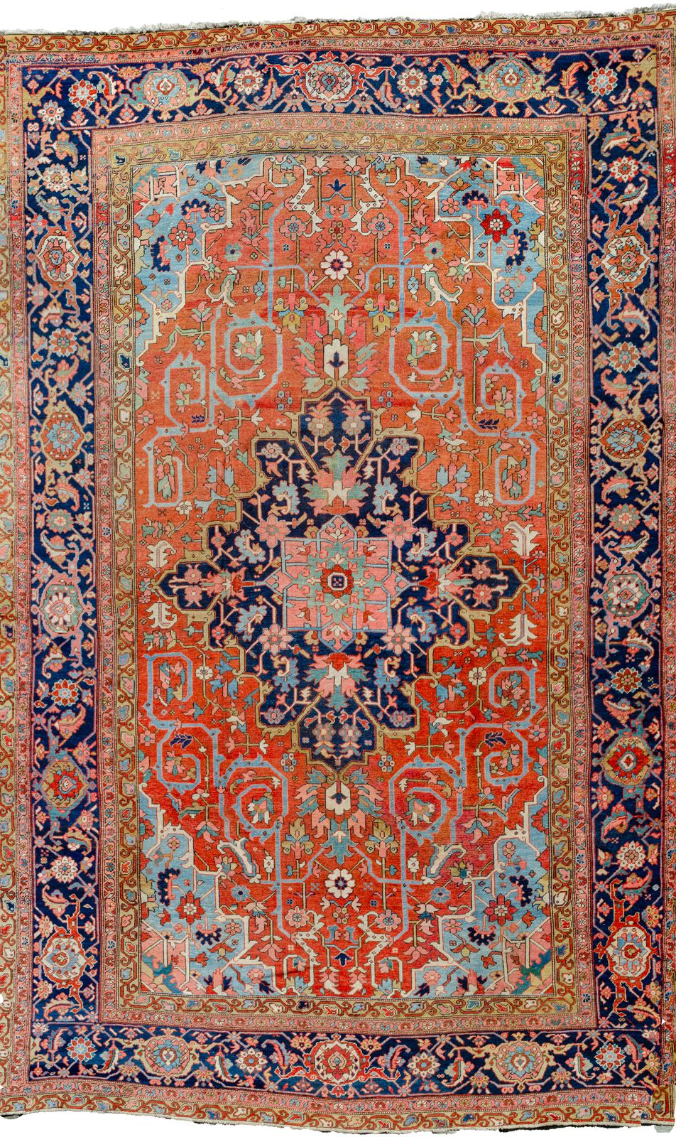 Antiek Heriz tapijt 457x374cm