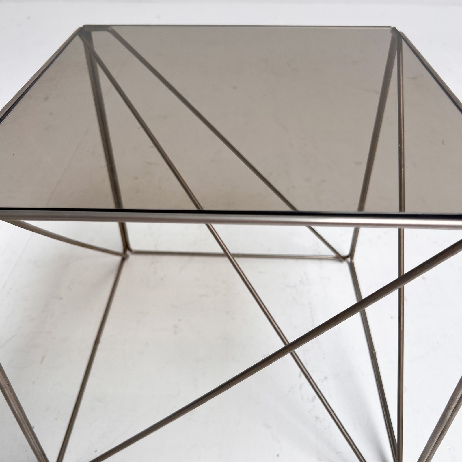 Geometric Isocele Side Table By Max Sauze, 1960s photo for sale