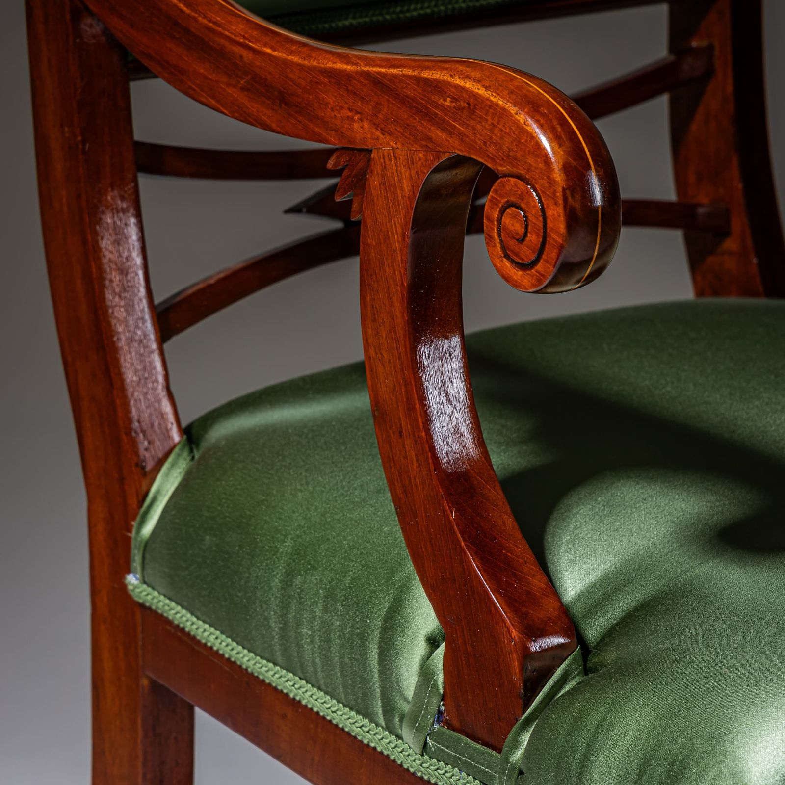 Biedermeier fauteuil, jaren 1830 photo vintage