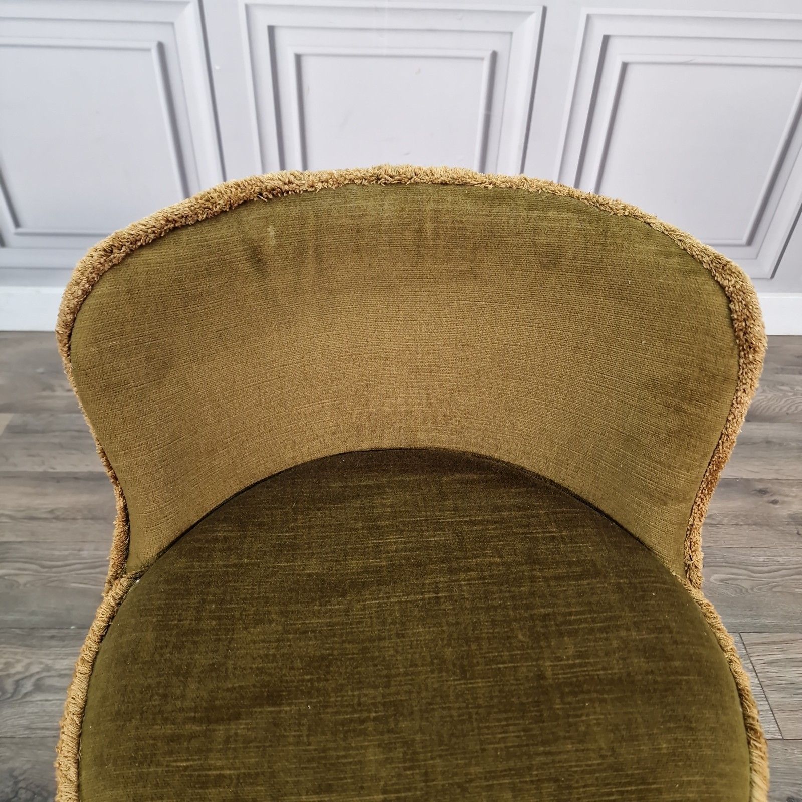 Vintage Sherborne Nursing Chair Upholstered Bedroom Cocktail Dressing Seat Mcm photo 70.0
