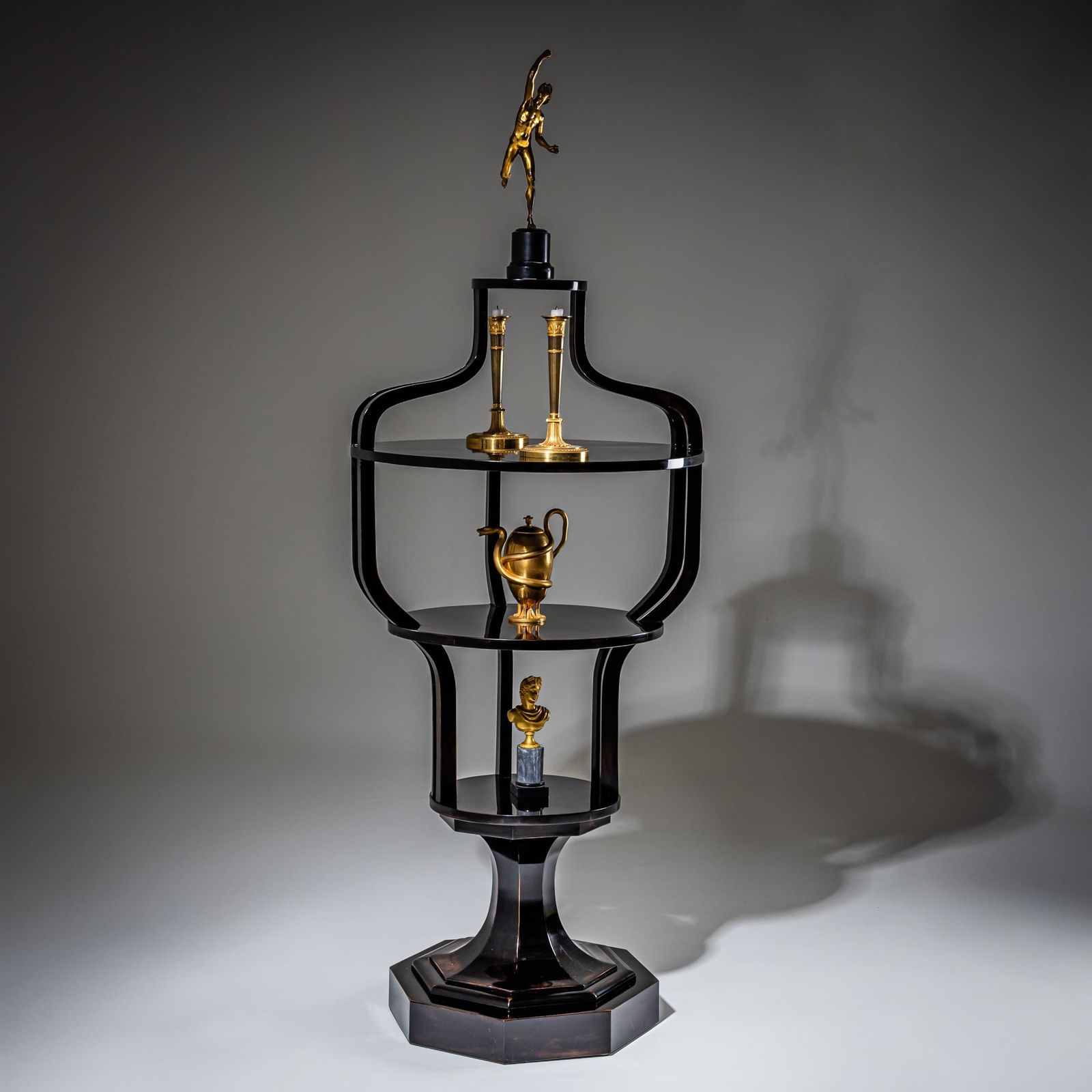 photo furniture Ebonized étagère, Vienna, 1st Half 19th Century
