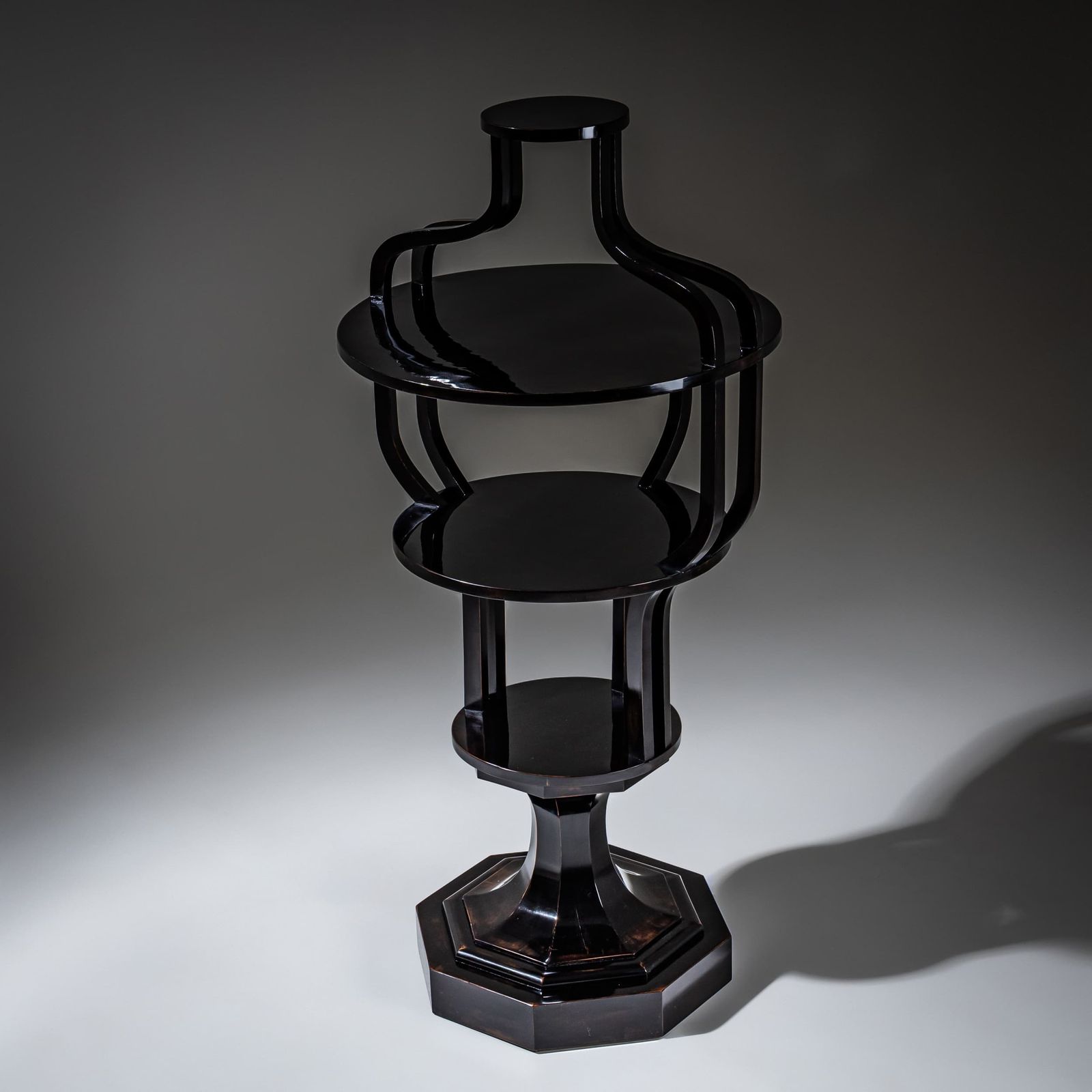 photo for sale Ebonized étagère, Vienna, 1st Half 19th Century