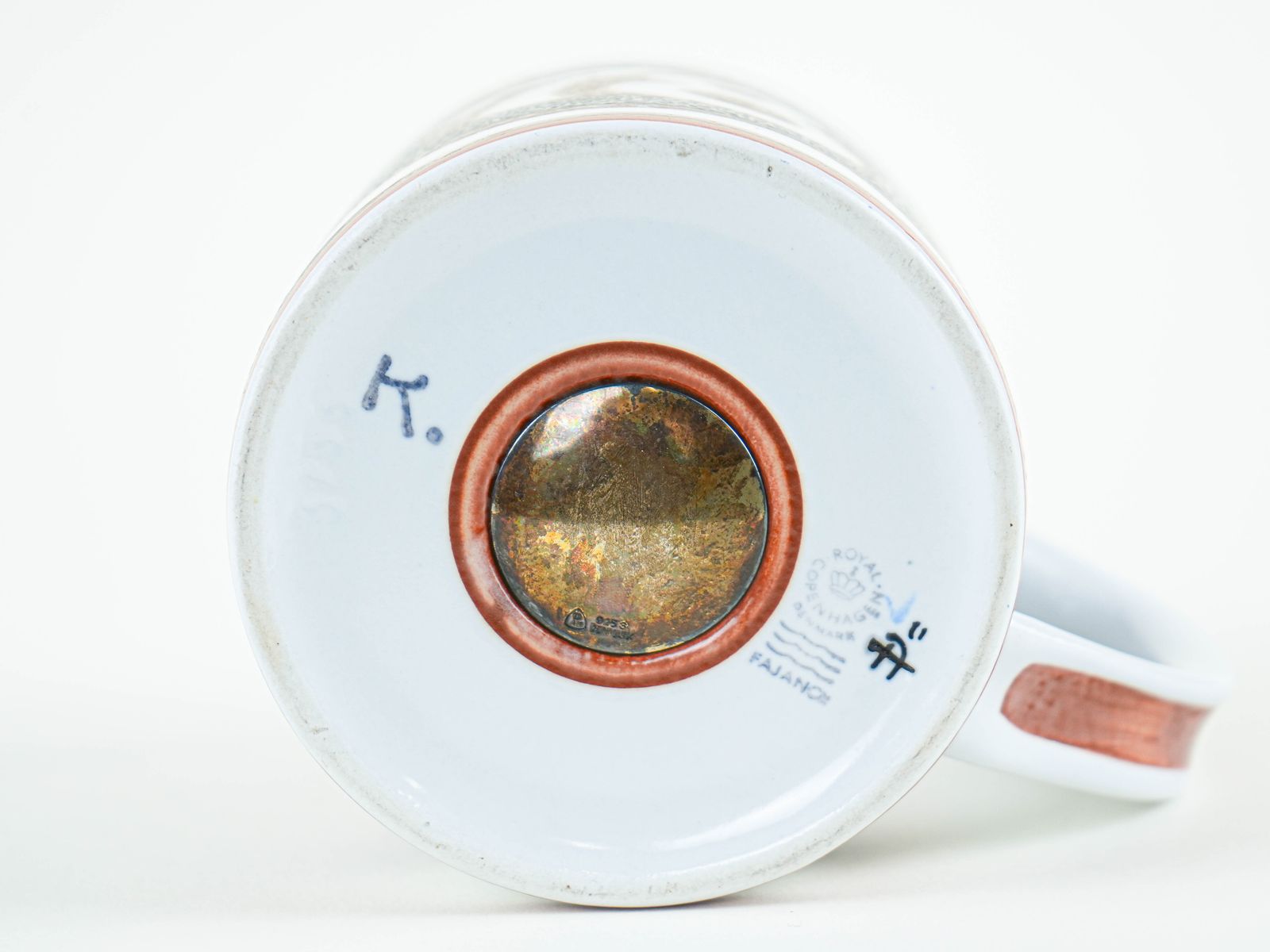Keramische mok, Deens design, 1978, ontwerper: Bo Kristiansen, fabrikant: Royal Copenhagen photo vinterior