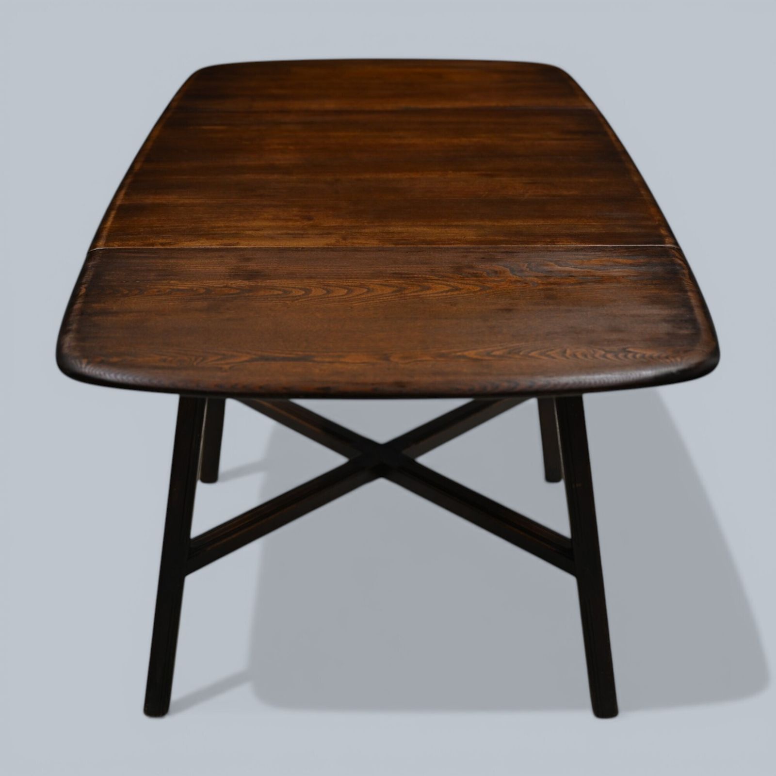 Ercol Drop Leaf Dining/Kitchen Table Seats Up To 6 Dark Finish Free Uk Delivery photo Furniture
