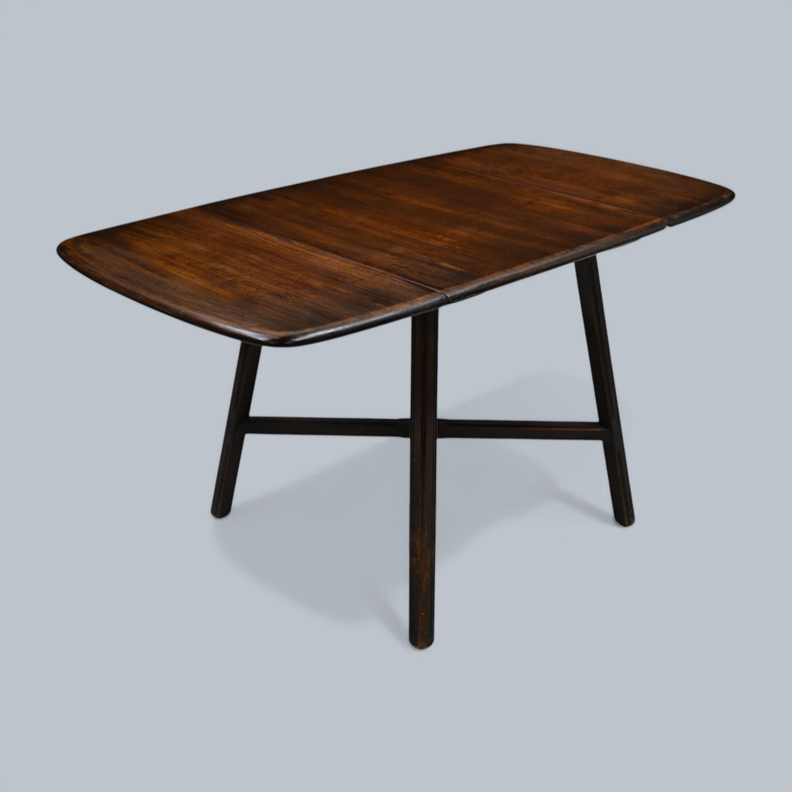 photo furniture Ercol Drop Leaf Dining/Kitchen Table Seats Up To 6 Dark Finish Free Uk Delivery