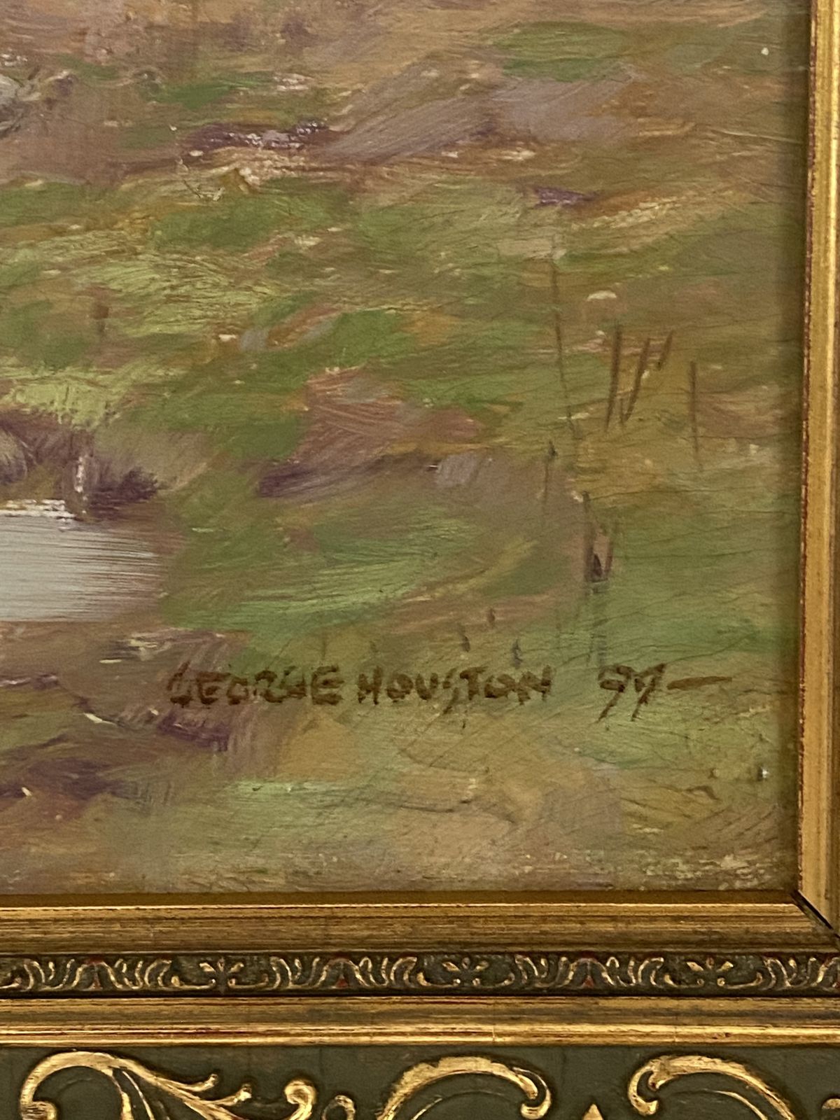 photo furniture George Houston Ayrshire Scottish Artist 1868/1947