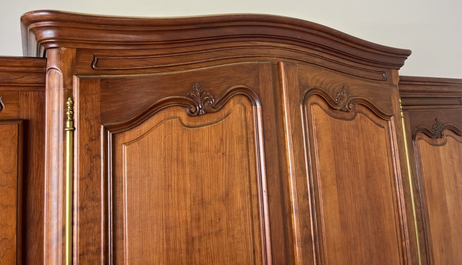 Wardrobe Vintage French Louis XVI Style Four Door Carved Armoire Lot 6115 photo 849.0