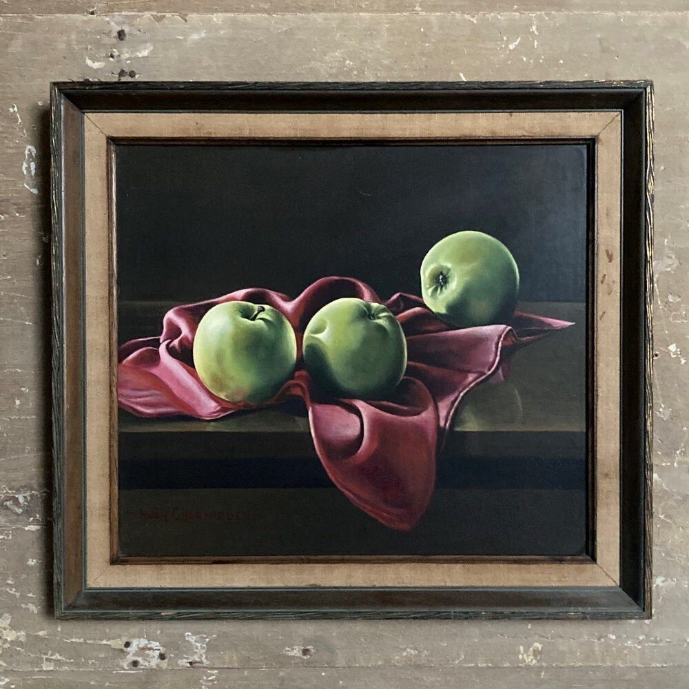 Hugh Chegwidden (1913–2001)   Apples Still Life Painting