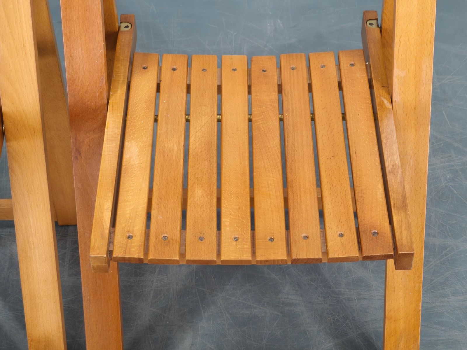 Set Of 4 Trieste Folding Chairs By Aldo Jacober For Alberto Bazzani photo buy