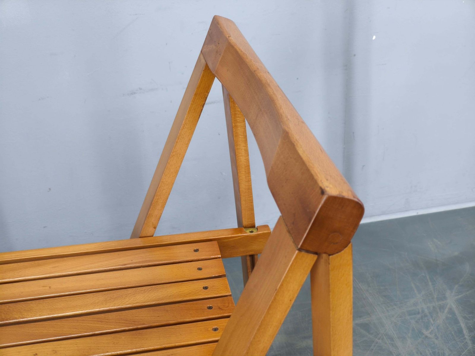 976.0 Lot de 4 chaises pliantes Trieste par Aldo Jacober pour Alberto Bazzani photo