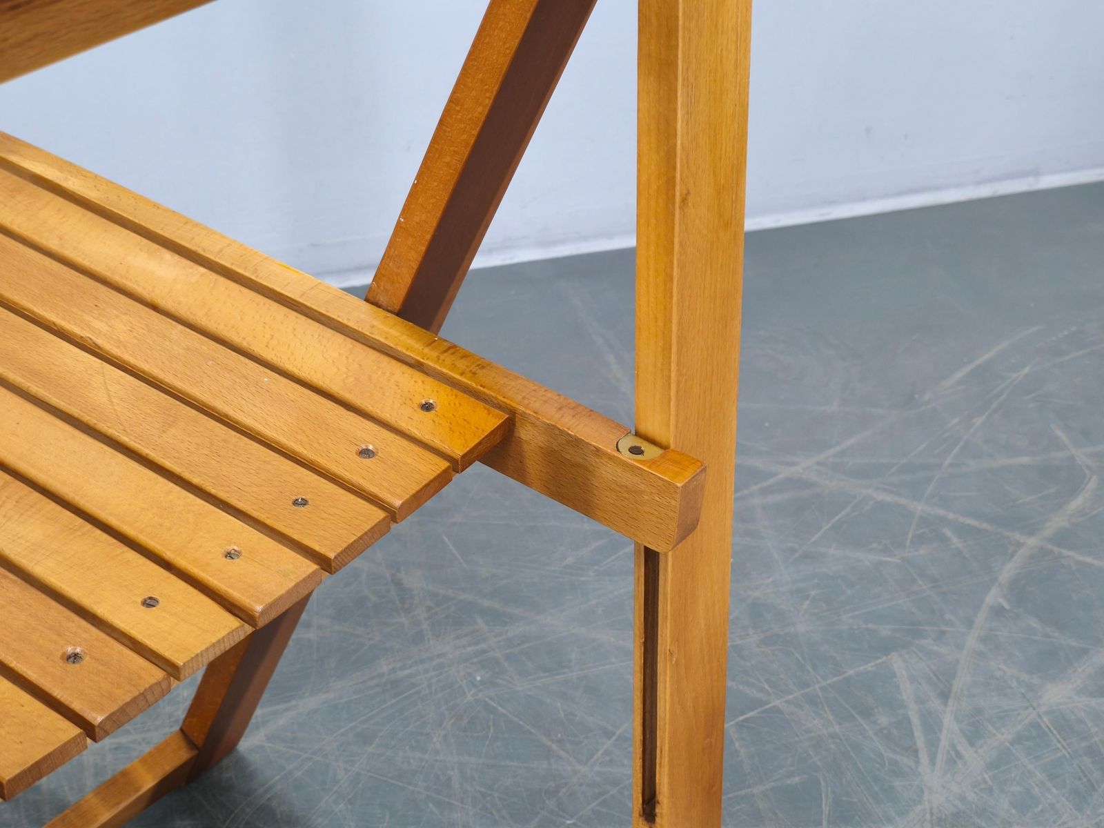 photo vinterior Lot de 4 chaises pliantes Trieste par Aldo Jacober pour Alberto Bazzani