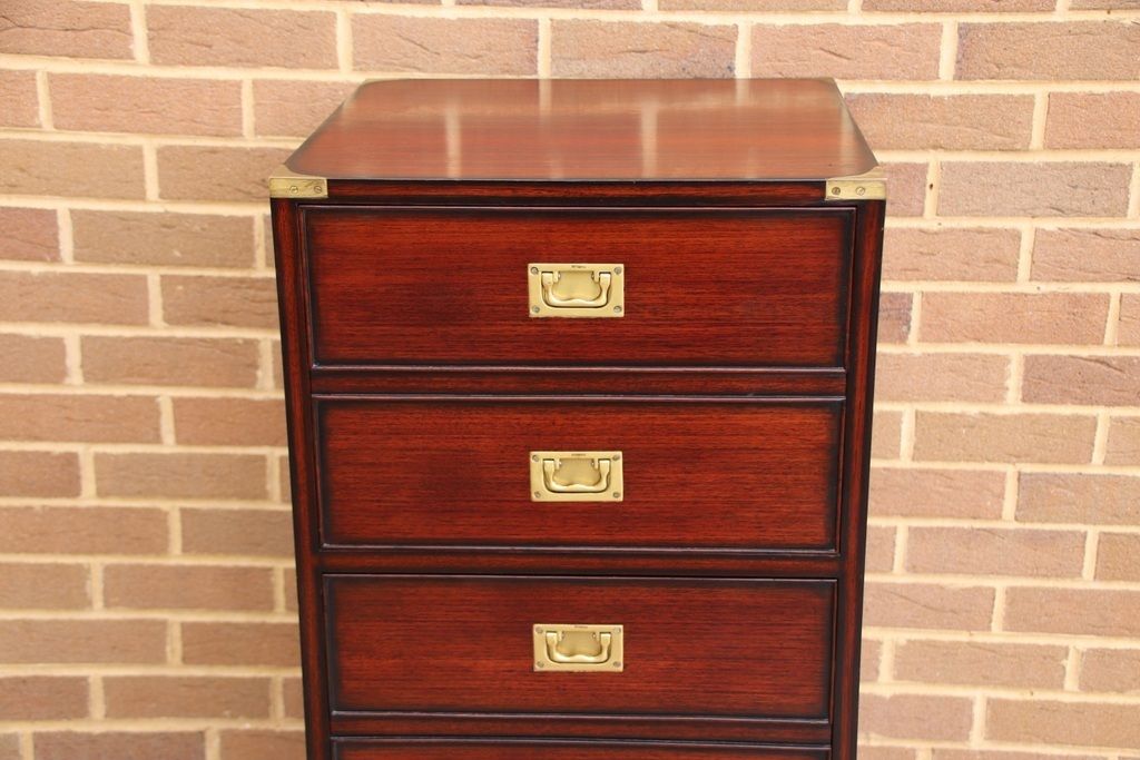 Mahogany Campaign Tallboy photo 480.0