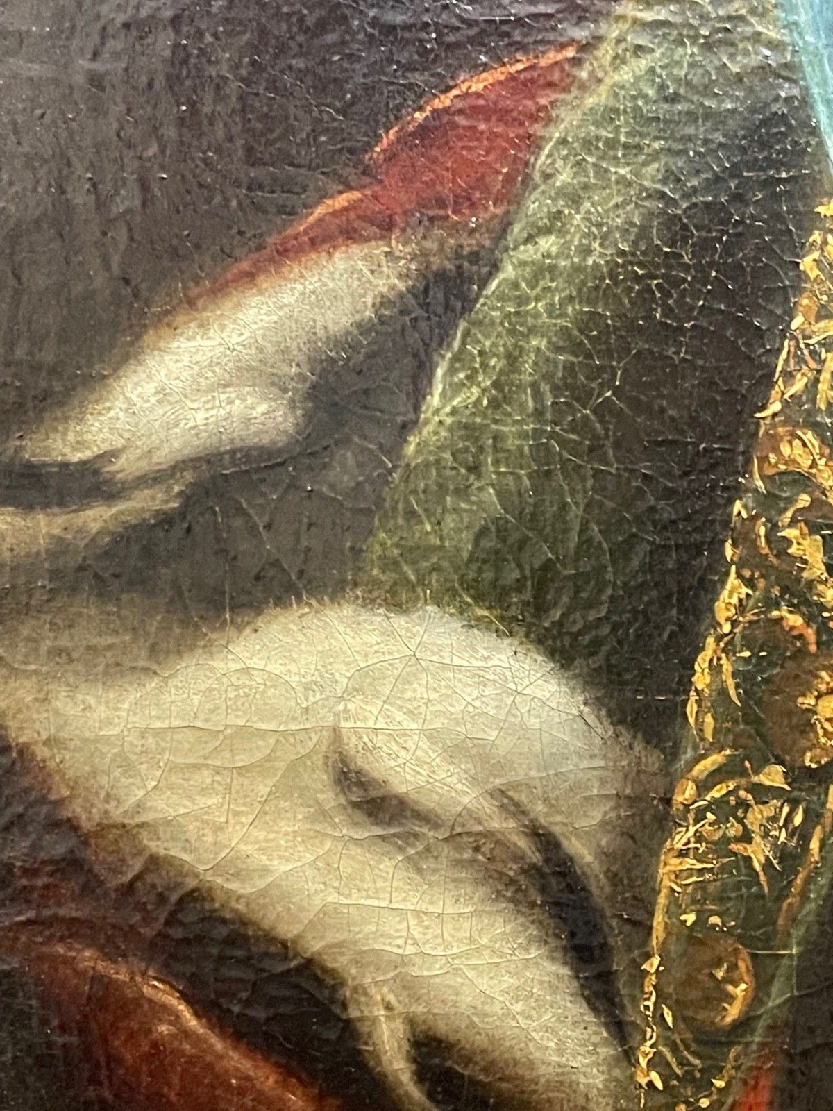 Kunst 18e-eeuws olieverfportret hertog Anthony Ulrich Brunswick Lüneburg sjerp insigne Keizerlijke Orde van Sint-Andreas photo