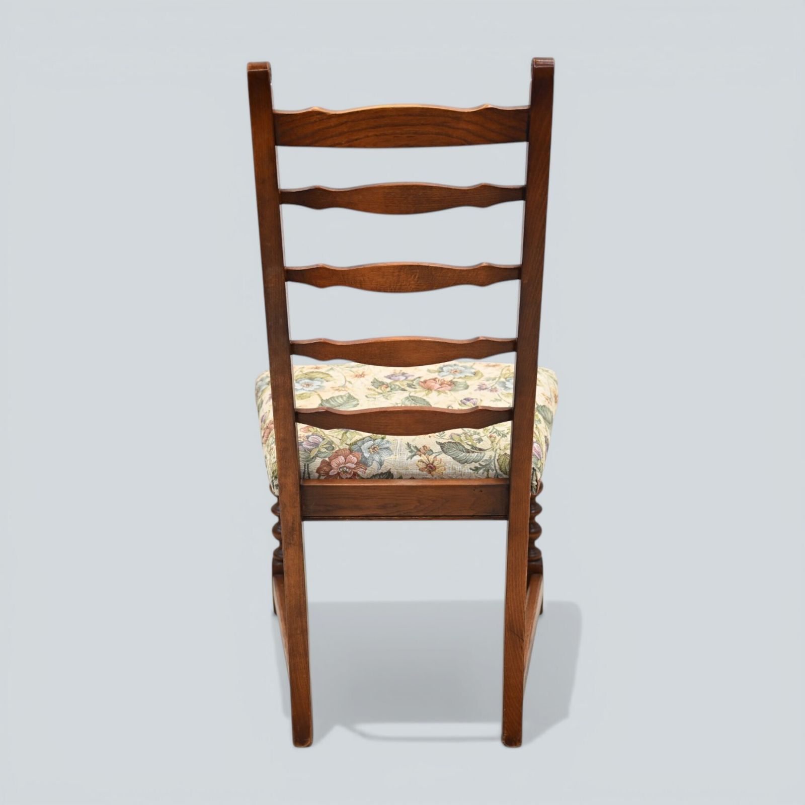 6 Old Charm Ladderback Dining Chairs Drop In Seats Tudor Brown Free Uk Delivery* photo vinterior