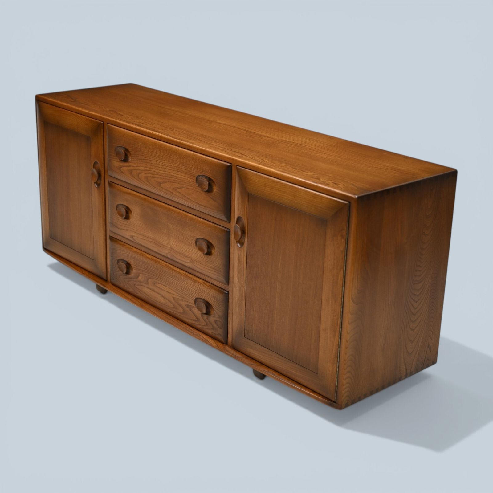 Ercol Windsor Sideboard Model Number 455 Golden Dawn Finish Free* Uk Delivery photo furniture