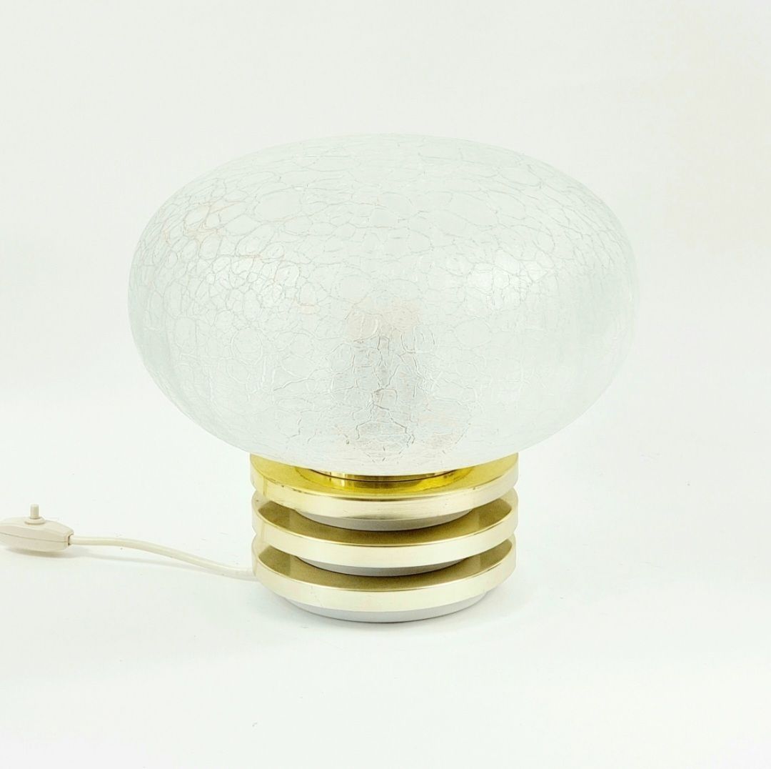 Mid Century/Space Age Glass Table Lamp From Doria, Germany, 1960s photo furniture