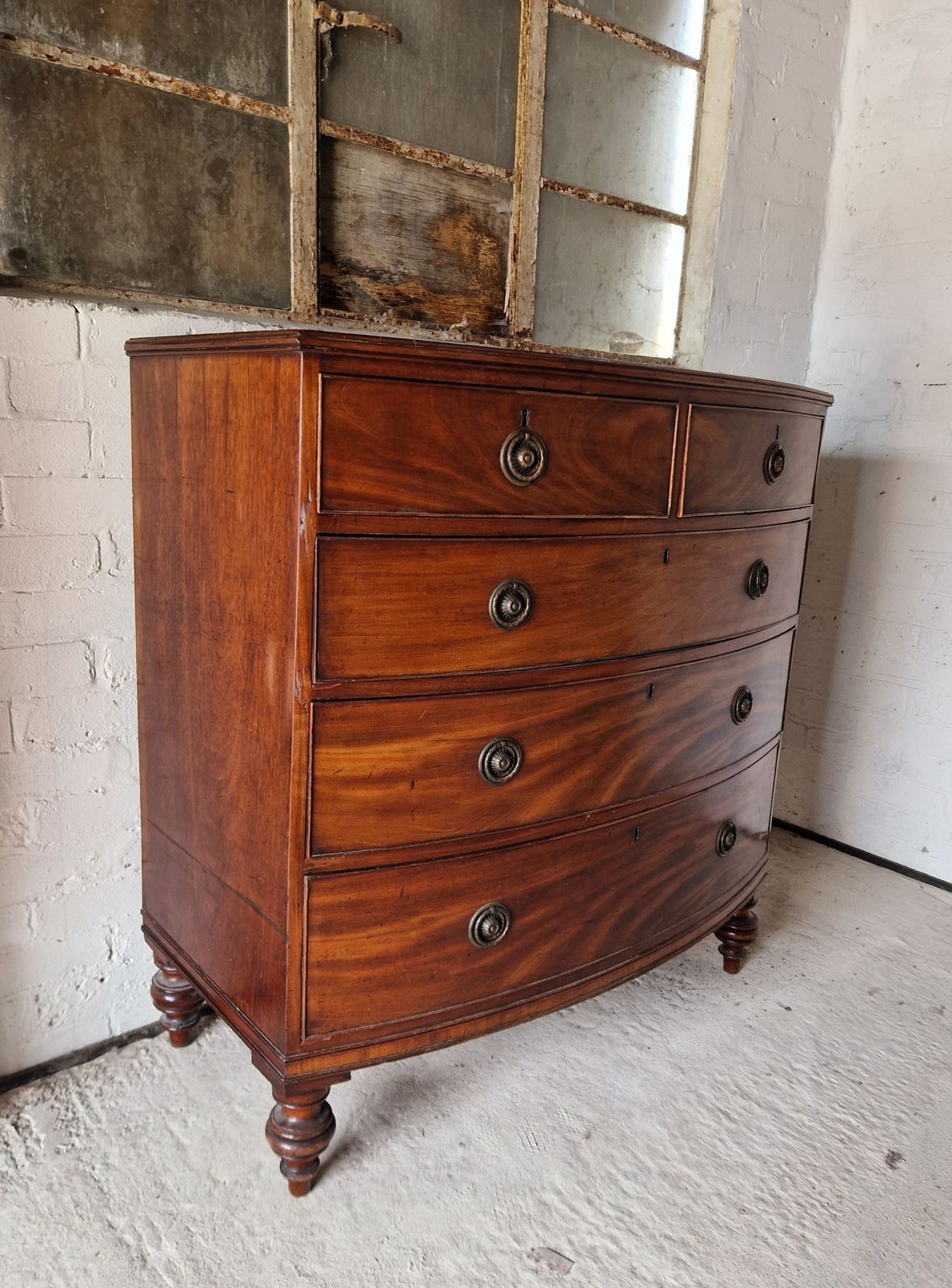 Antique Mahogany Chest Of Drawers photo for sale
