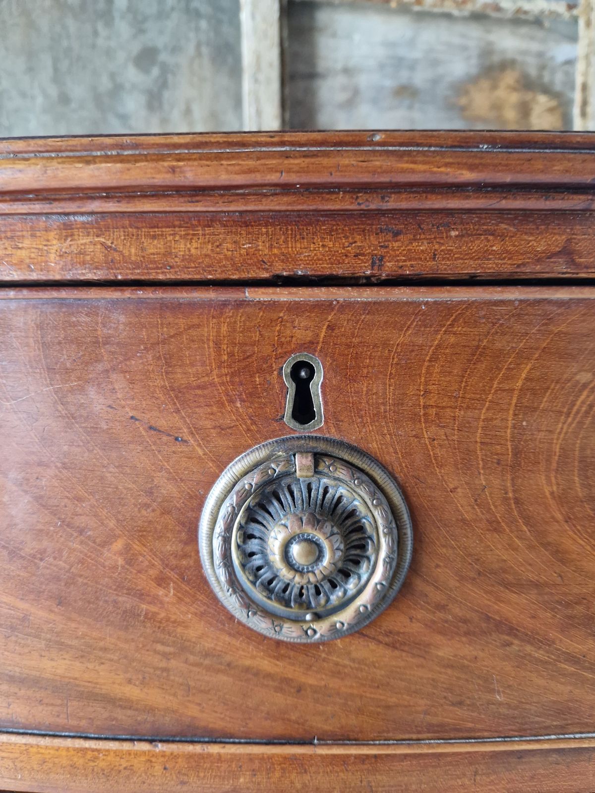 Antique Mahogany Chest Of Drawers photo vintage