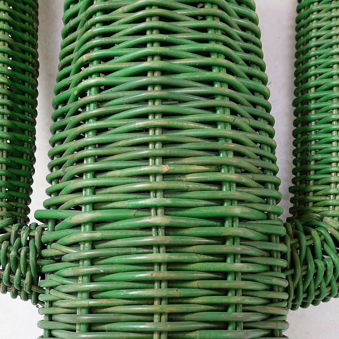 Hand Woven Rattan Saguaro Cactus Sculpture 1970s photo buy
