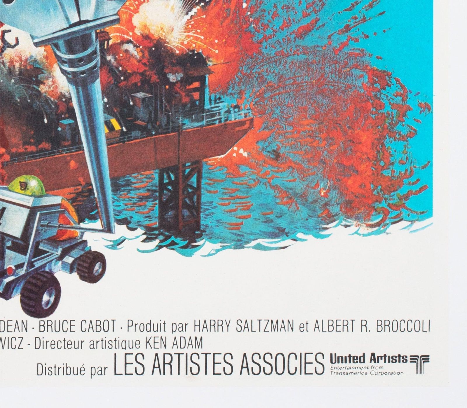 Diamonds Are Forever 1971 French Moyenne Film Poster Robert Mcginnis photo vintage