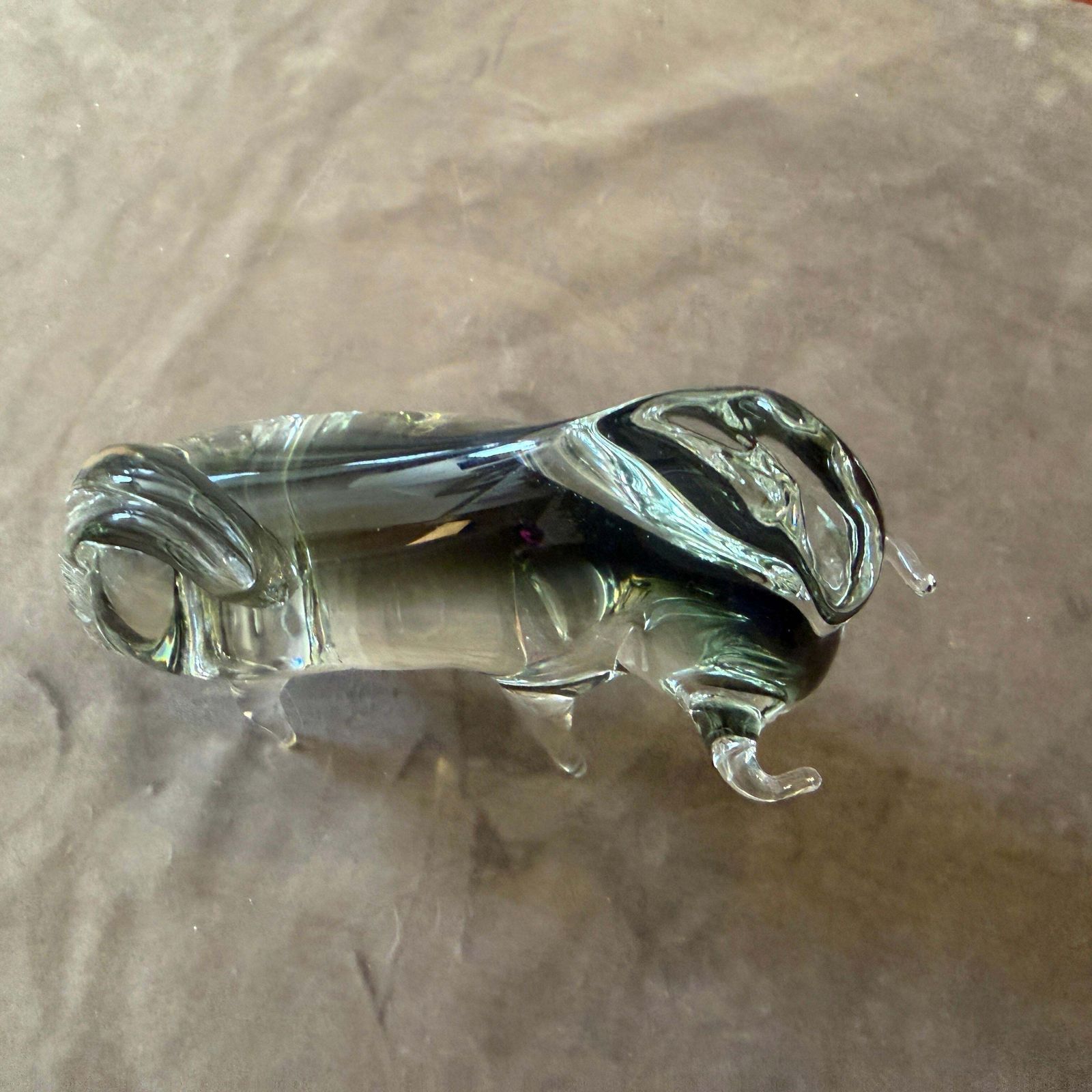 1980s Modern Gray And Black Murano Glass Bull By Vincenzo Nason photo buy