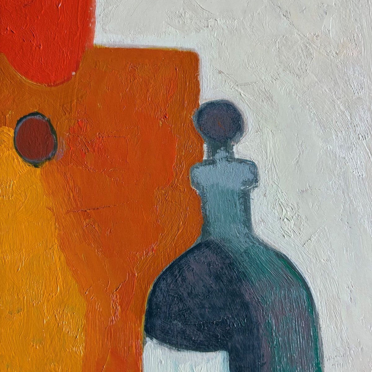 Art André Minaux, Still Life, Oil On Cardboard photo