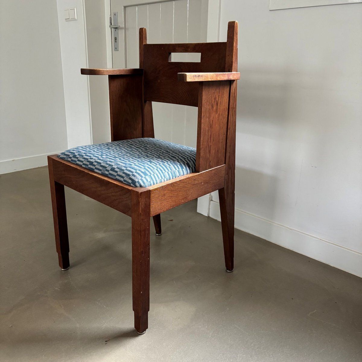 Vintage Dutch Art Deco Armchair, 1930s