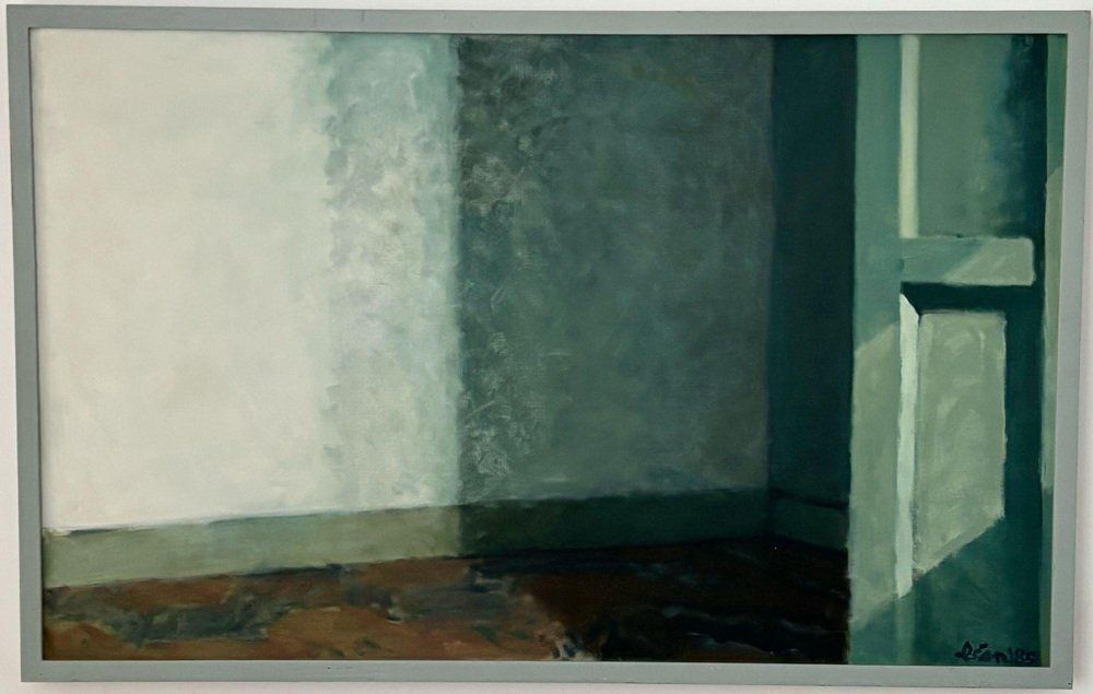 Leon Spierenburg  Atelier 1985 Oil On Canvas