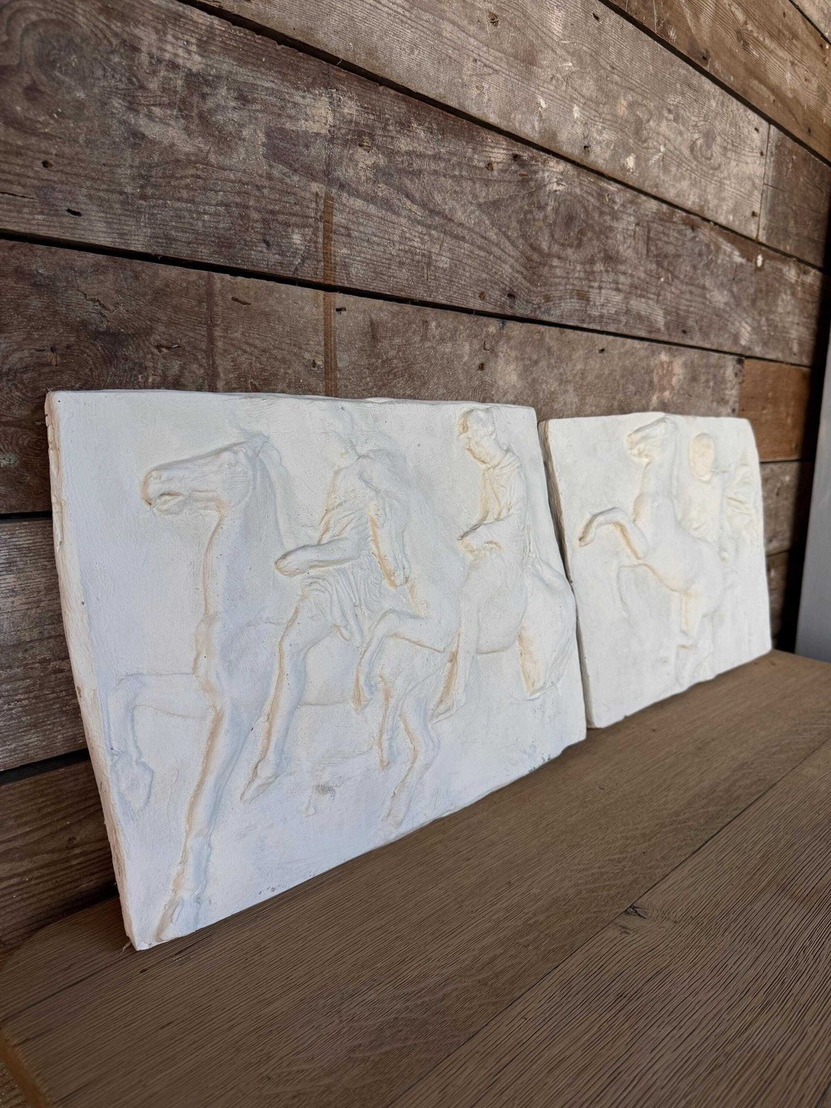 Pair Of Parthenon Frieze Plaster Reliefs photo buy