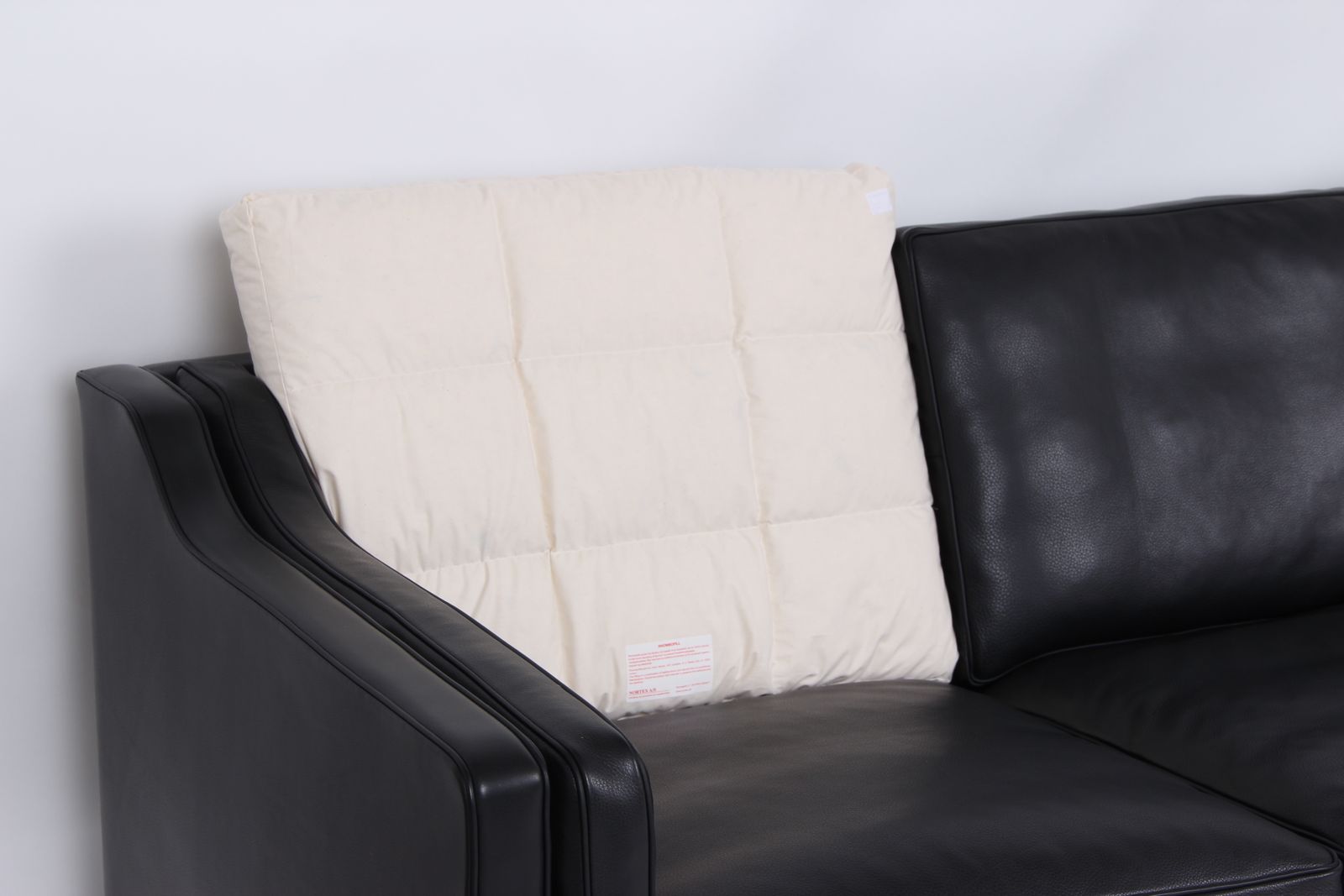 3 New Cushions / Back, For Borge Mogensen Sofa, Model Bm 2213. Spare Parts Without Couch And Without Leather. photo Textiles