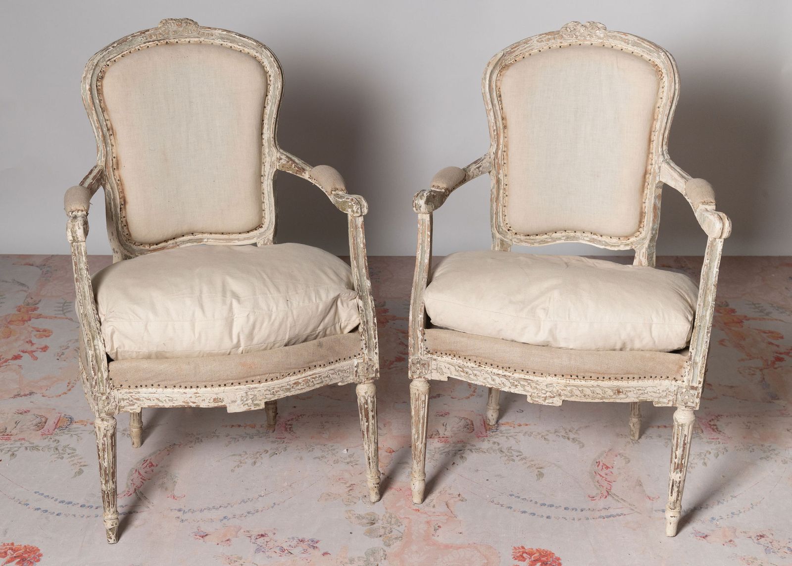 Pair Of French Chairs, 1800s