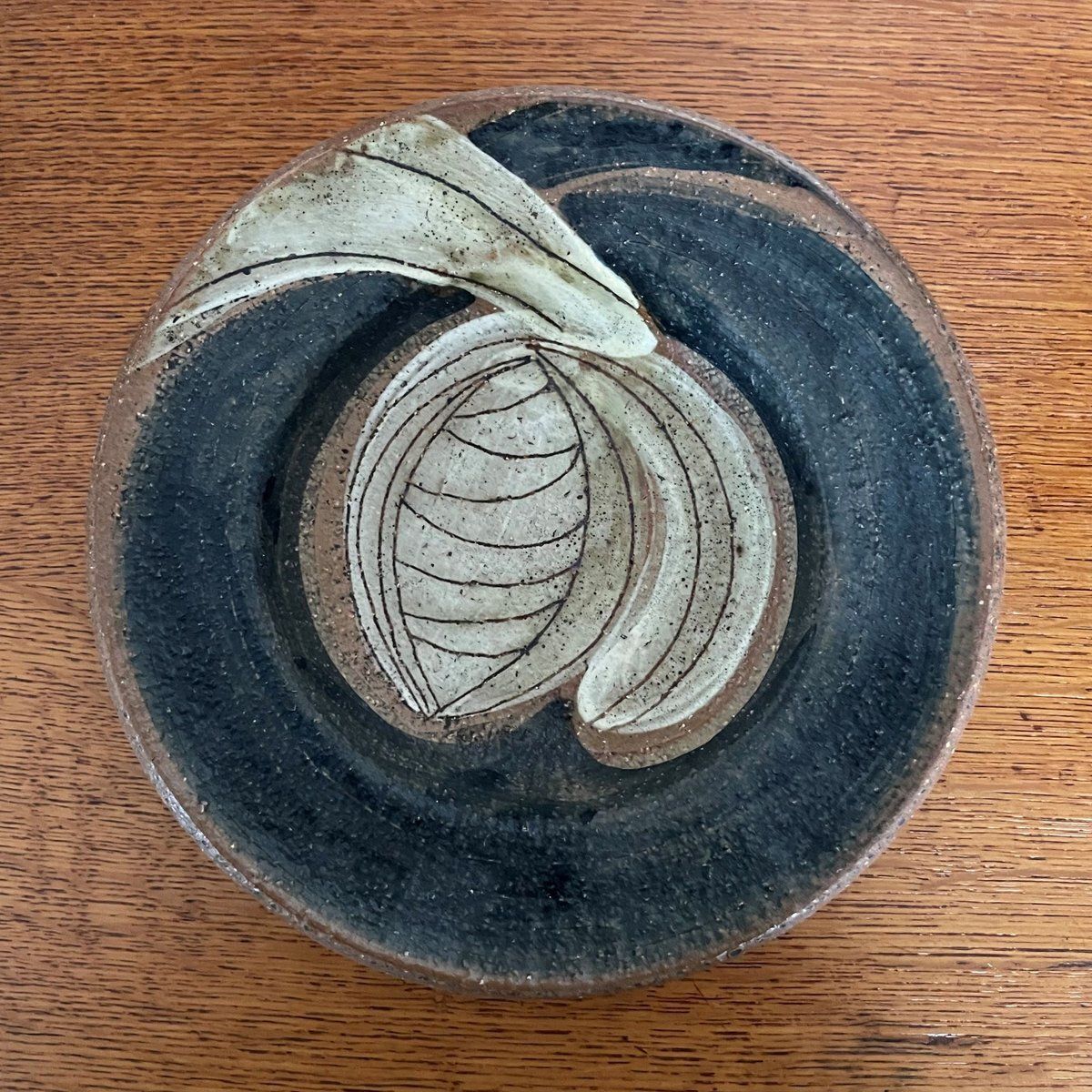Home Decor Stoneware Plates By Noomi Backhausen For Soholm Stentoj, 1970s, Set Of 2 photo
