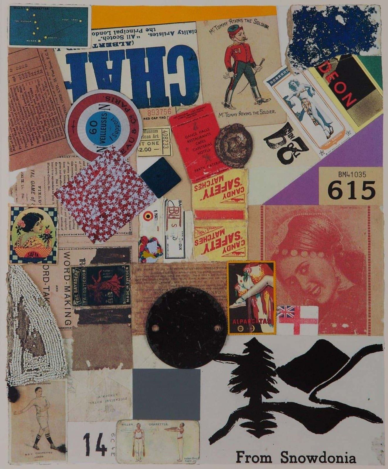 Sir Peter Blake, Homage To Schwitters Deon (Framed), 2021