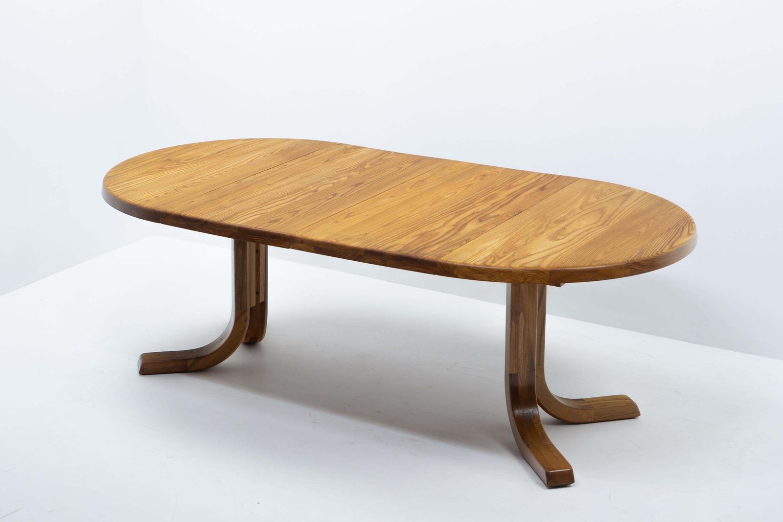 photo vintage French Design Original Pierre Chapo Extendable T40 Dining Table, 1970s