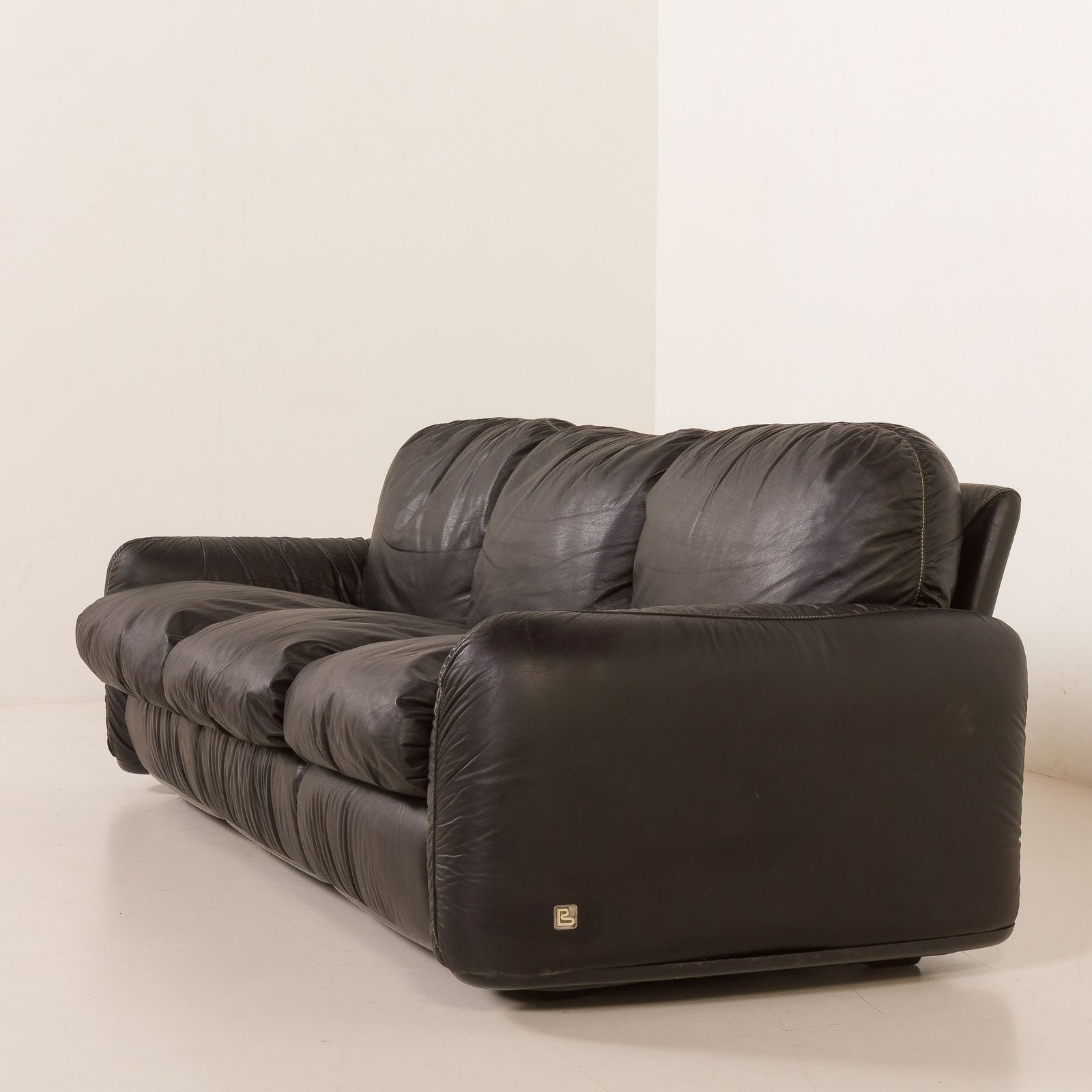 Vintage Piumotto Three Seater Sofa By Arrigo Arrigoni For Busnelli, 1970s photo vintage