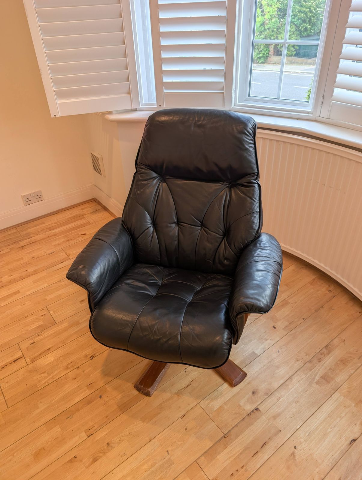 Göte Möbler Swivel Recliner & Ottoman – Swedish Mid Century Modern photo buy