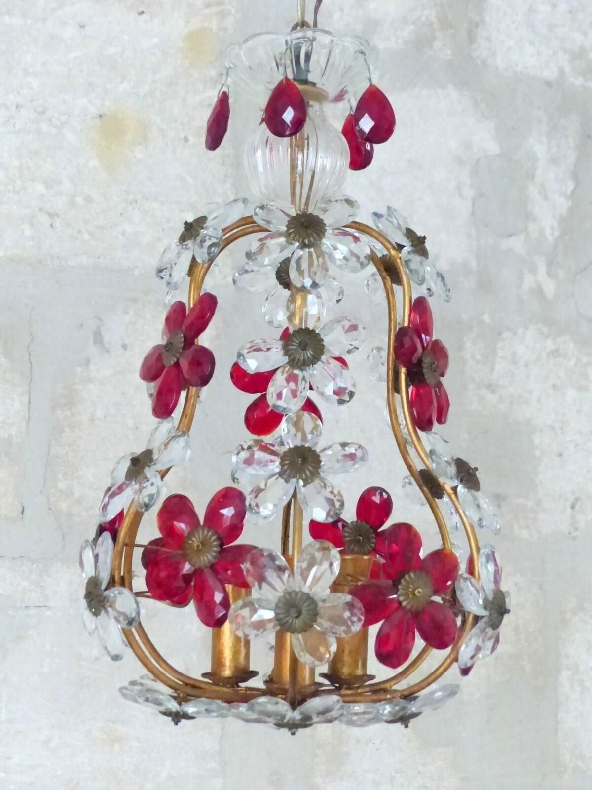 Pair Of Pretty Teardrop Shape Chandeliers By Maison Bagués Of Paris photo furniture