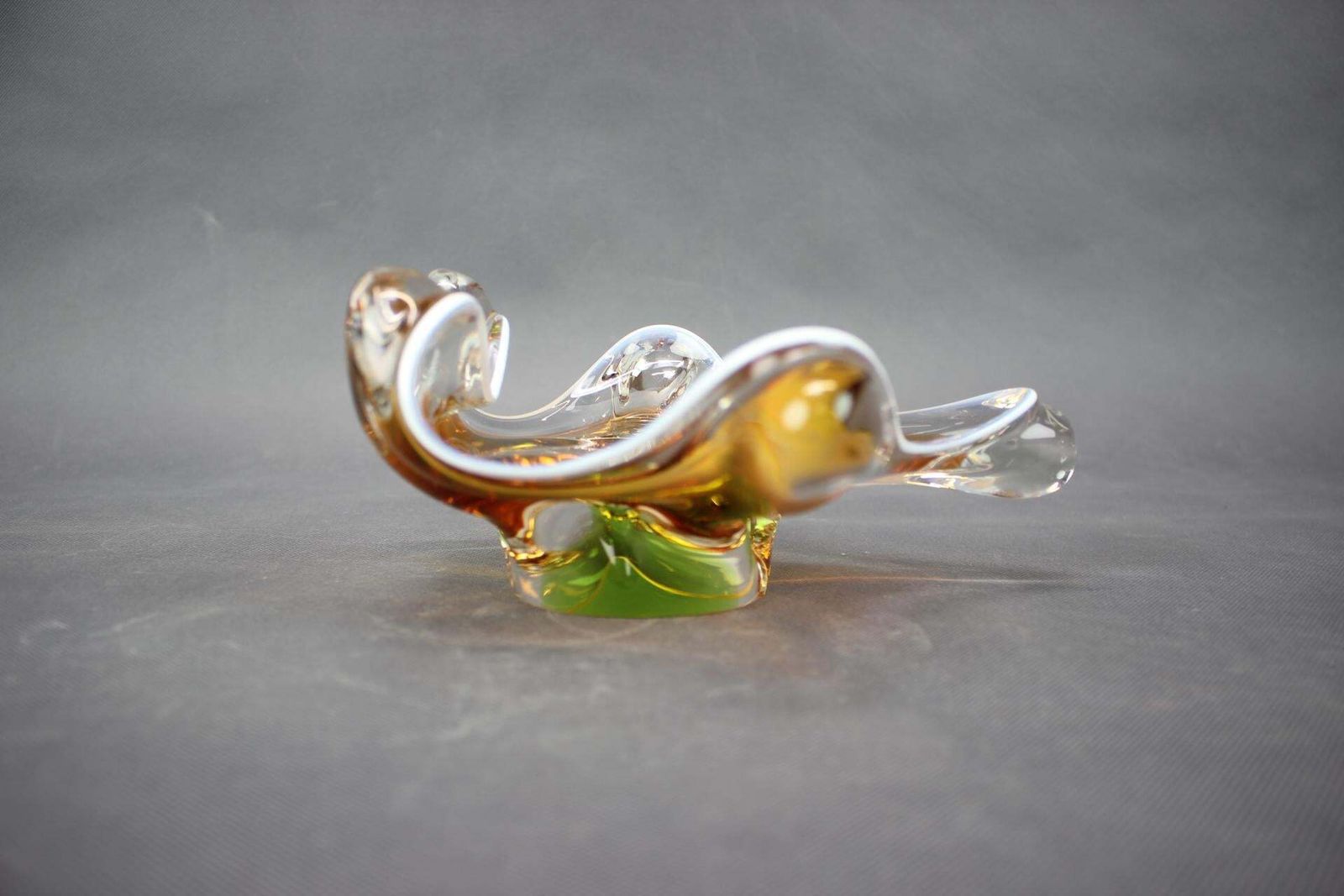 Mid-Century Tsjechisch kunstglas schaal van Josef Hospodka, jaren 1960 photo Woonaccessoires