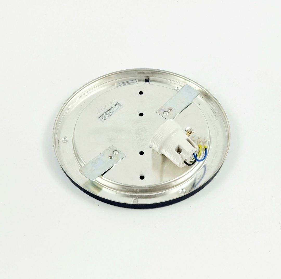photo for sale 1 van 3 Mid-Century Modern glazen wandlampen van Limburg, Duitsland, jaren 1970
