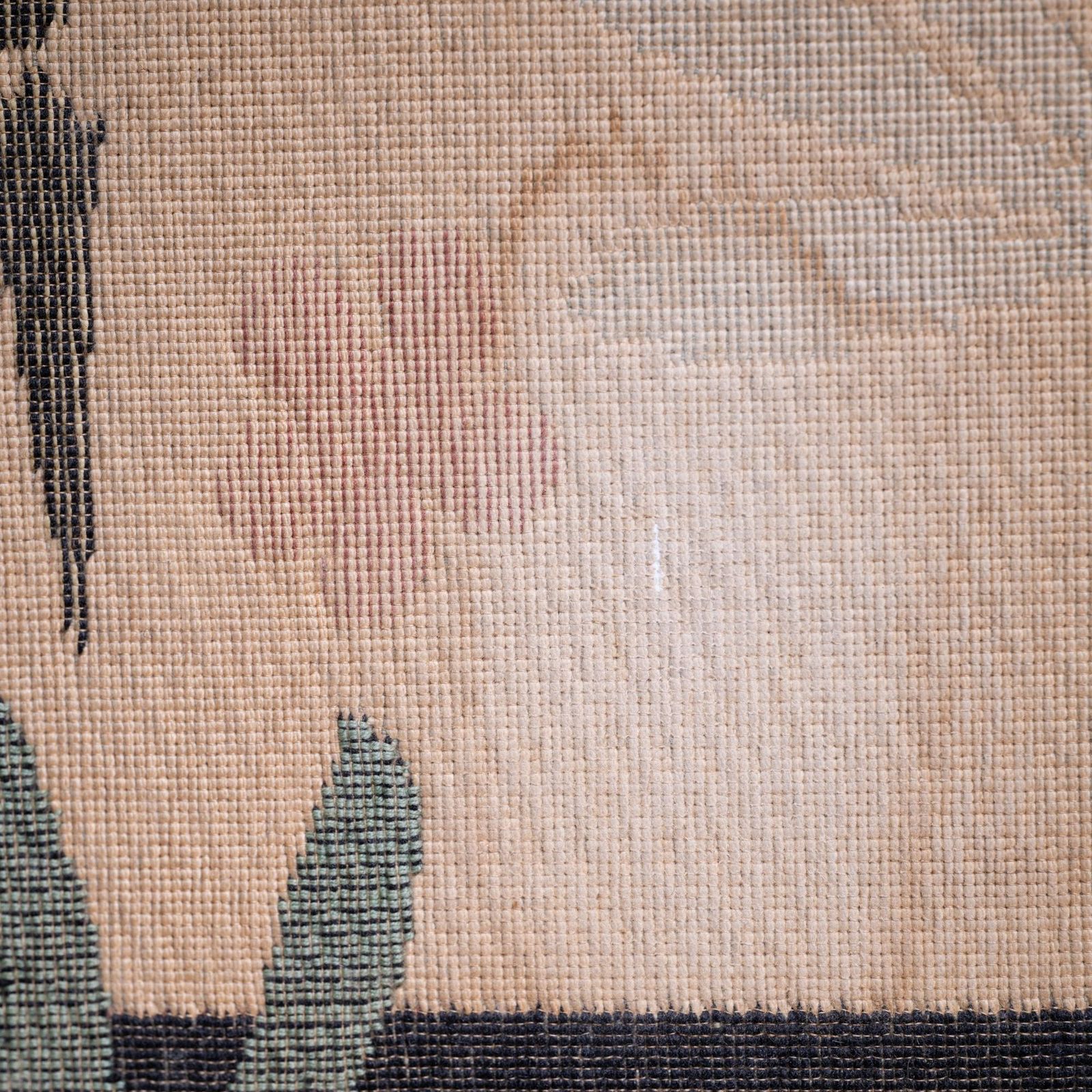 photo for sale Le Déjeuner Wall Tapestry, Aubusson Style, Signed, 194x135 Cm