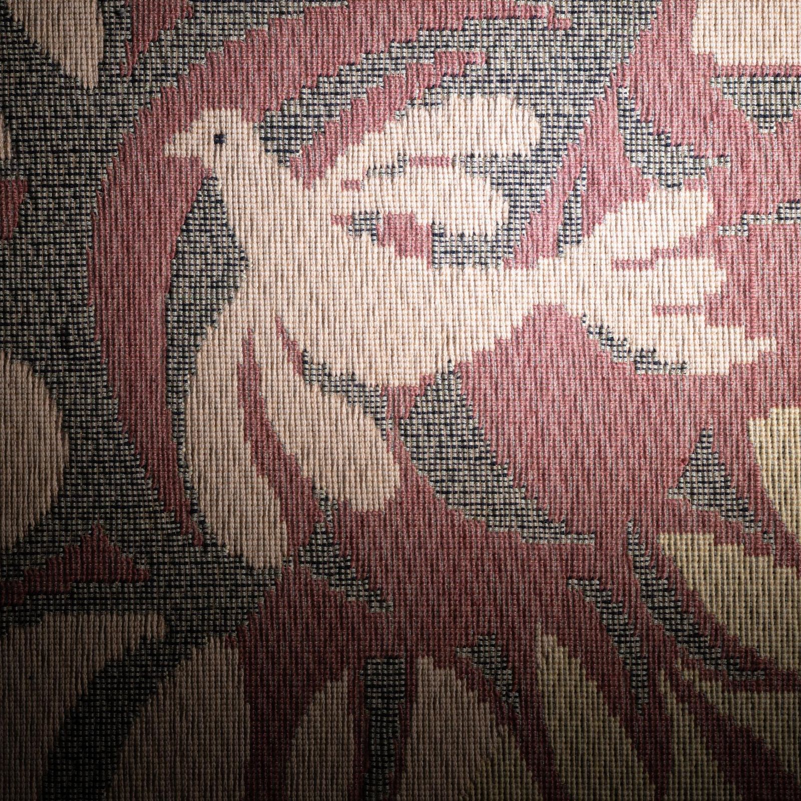photo vinterior Le Déjeuner Wall Tapestry, Aubusson Style, Signed, 194x135 Cm