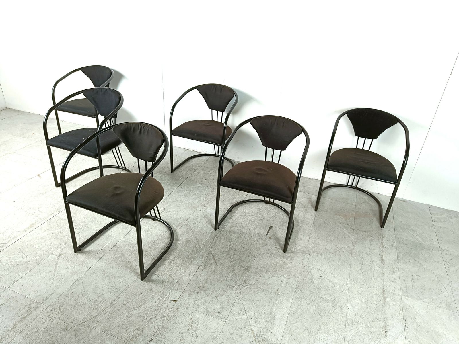 Italian Postmodern Dining Chairs, 1980s   Set Of 6 photo furniture