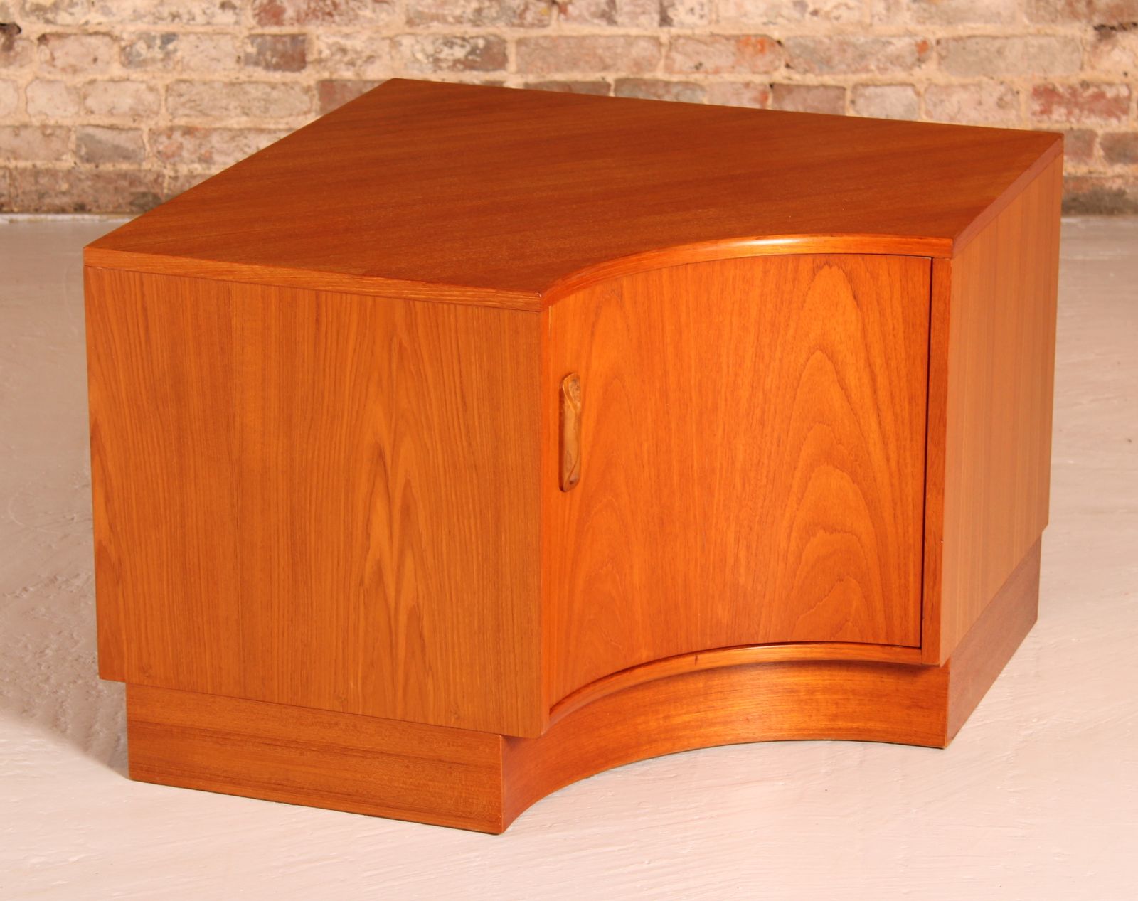 Mid Century G Plan Fresco Teak Corner Cabinet, Circa 1970s photo furniture