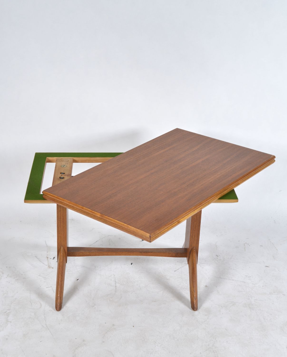 photo for sale Midcentury Teak 1950s Metamorphic Dining Coffee Table By Wilhelm Renz Germany