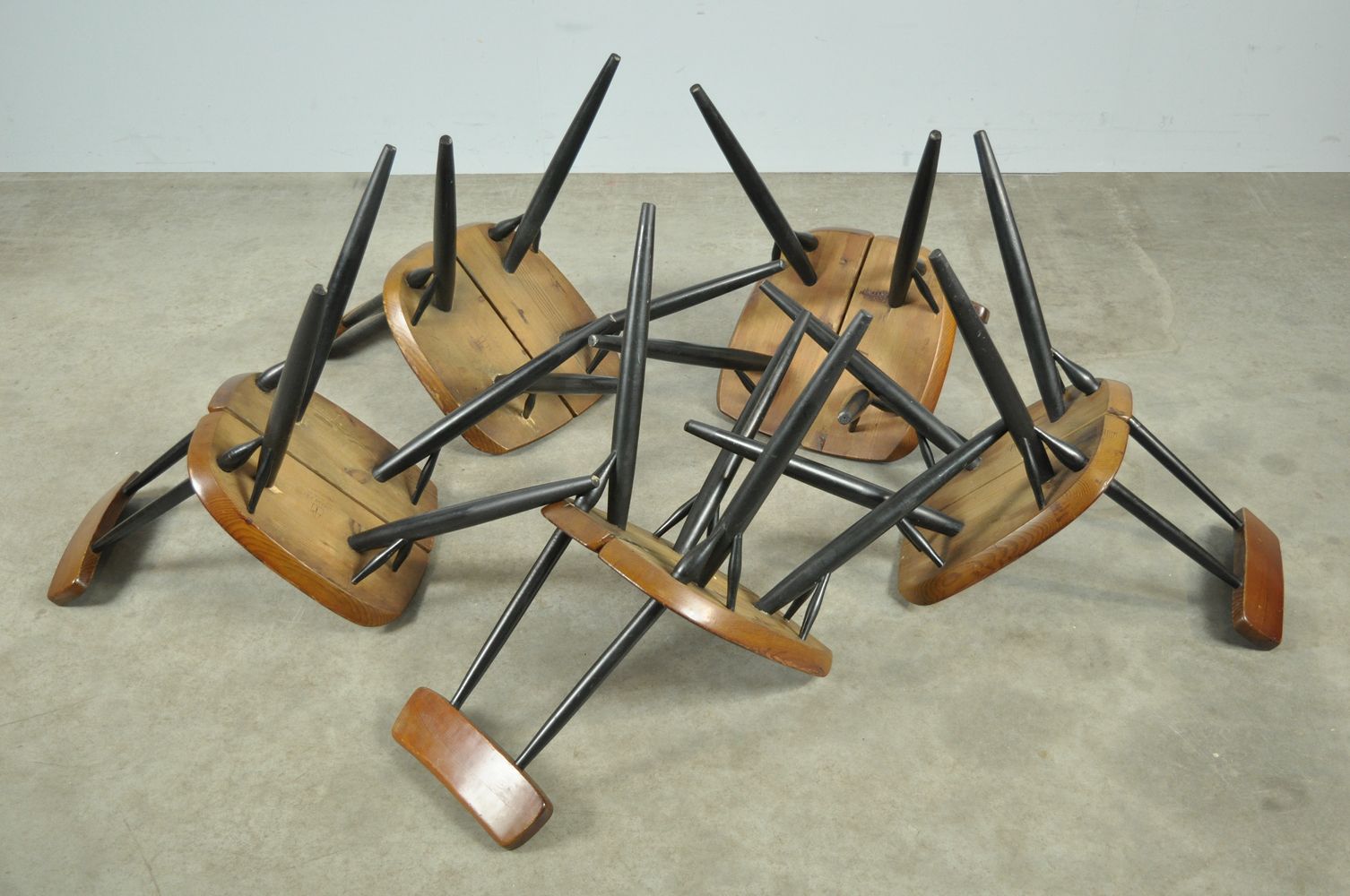 Furniture Tapiovaara Dining Table Chairs, Laukaan Puu, Finland 1950s photo