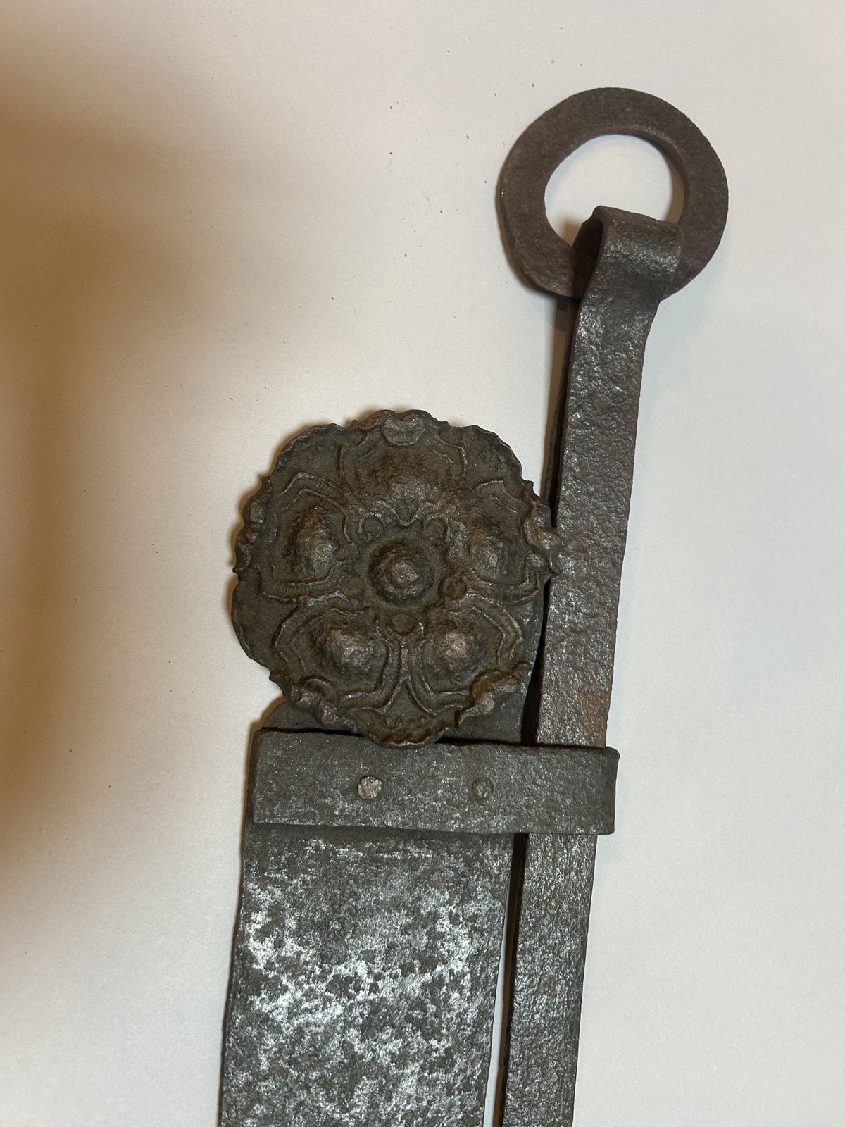 A Good C18th Century Chimney Crane photo for sale