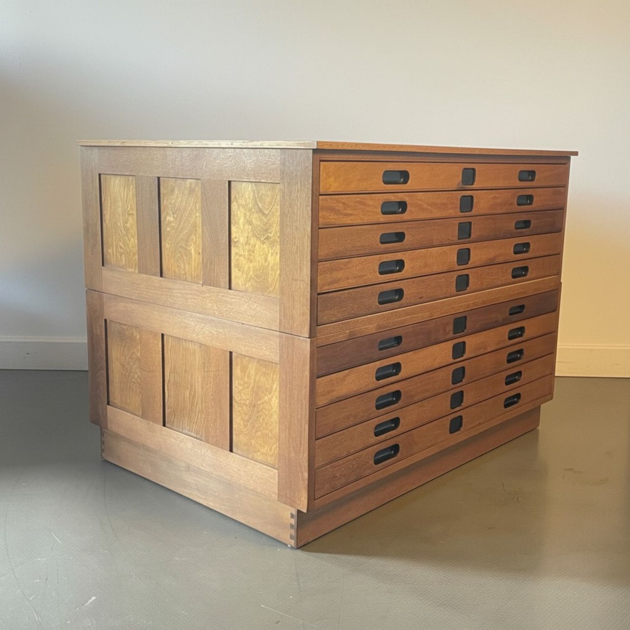 photo furniture Midcentury Staverton Plan Chest With Inset Handles