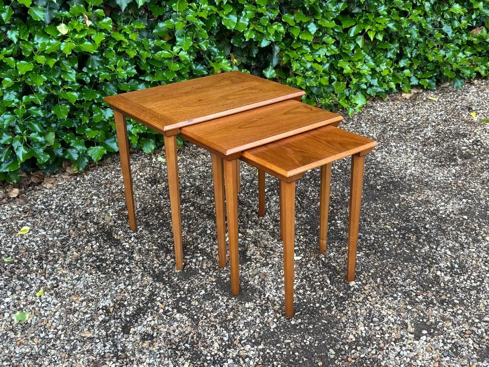 Vintage Herbert E Gibbs Nest Of Tables C.1960s photo furniture