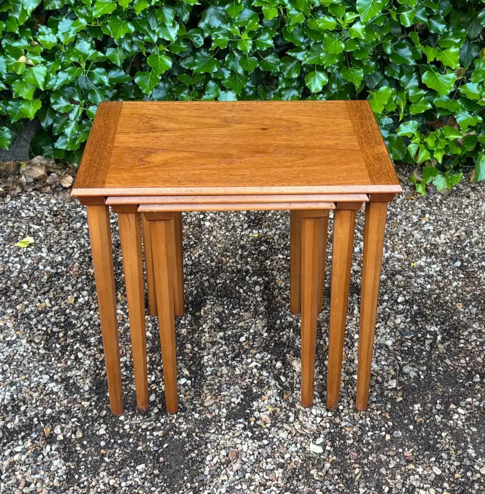 Furniture Vintage Herbert E Gibbs Nest Of Tables C.1960s photo
