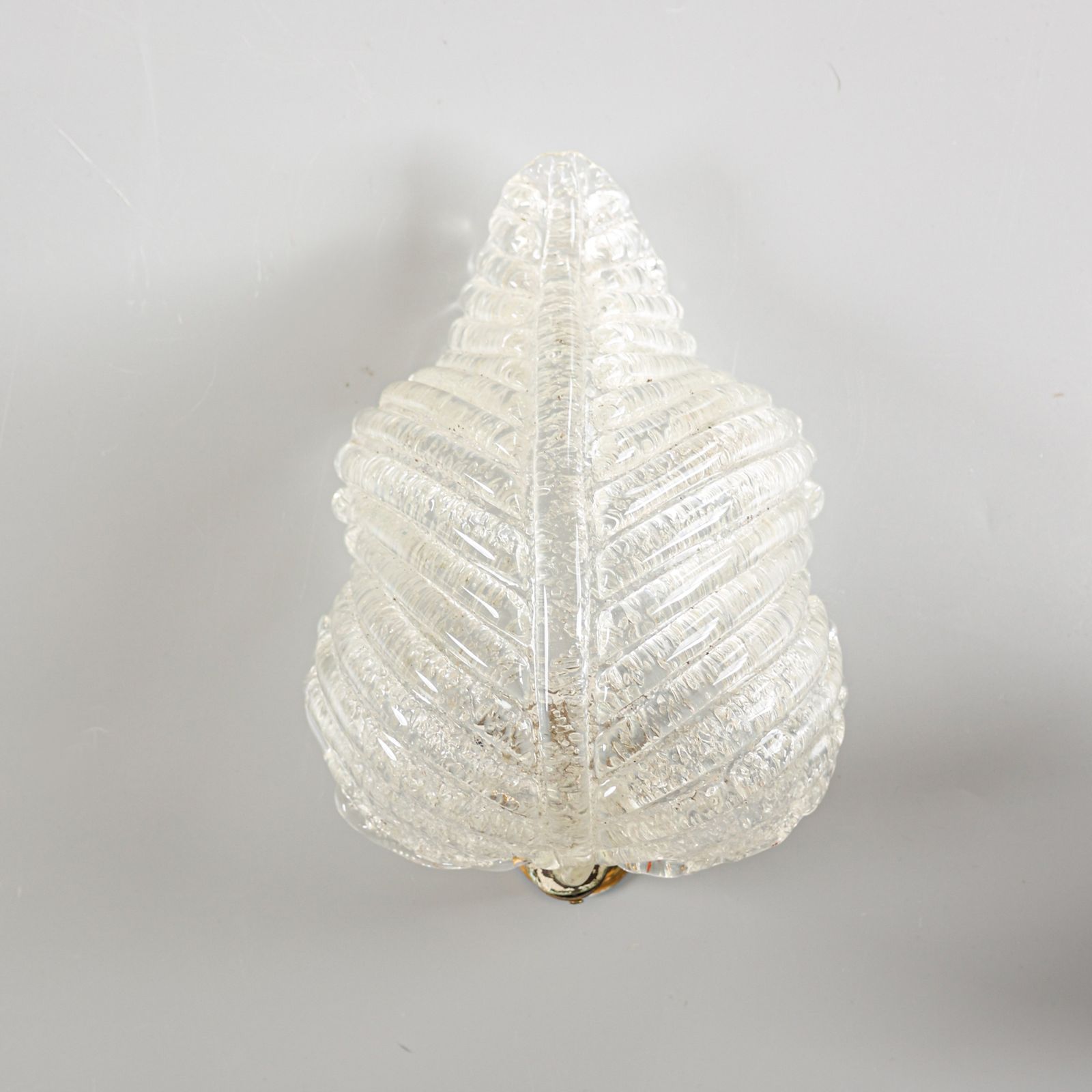 Vintage wandlamp van Barovier & Toso, ca. jaren 1940.